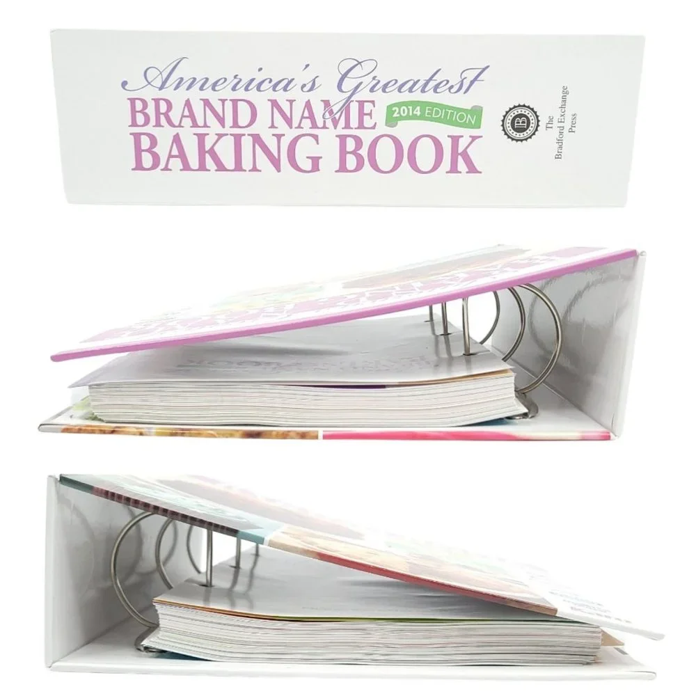 Bradford Exchange Americas Greatest Brand Name Baking Book 2014 Hardcover 3 Ring